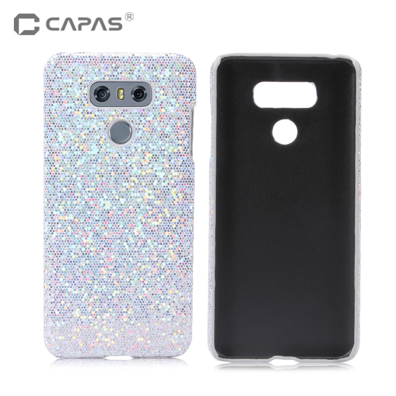 CAPAS для LG G6 чехол 3D углеродное волокно деревянный узор Жесткий ПК Пластиковая
