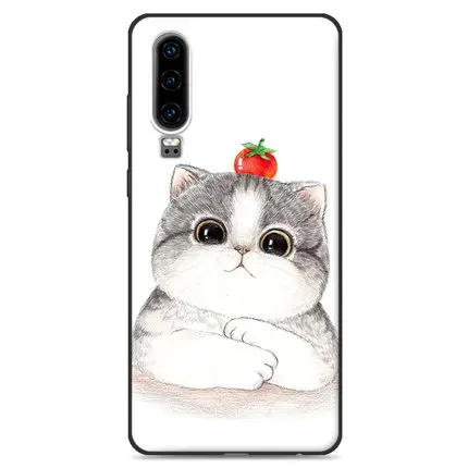 Для huawei P30 случае ELE-AL00 задняя крышка Ретро роспись Чехлы ТПУ телефон для huawei P30 P 30 6," Защитная оболочка coque сумки - Цвет: A15