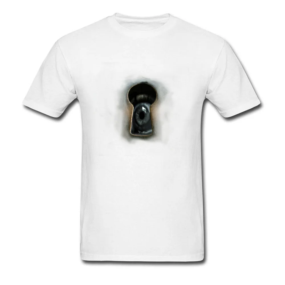 Creature through the keyhole_white