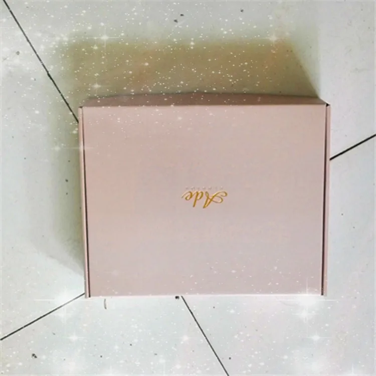 

100pcs/Lot Kraft Paper Corrugated Package Box For clothes Packing Wedding Party Favor DIY Gifts Cardboard Packaging box
