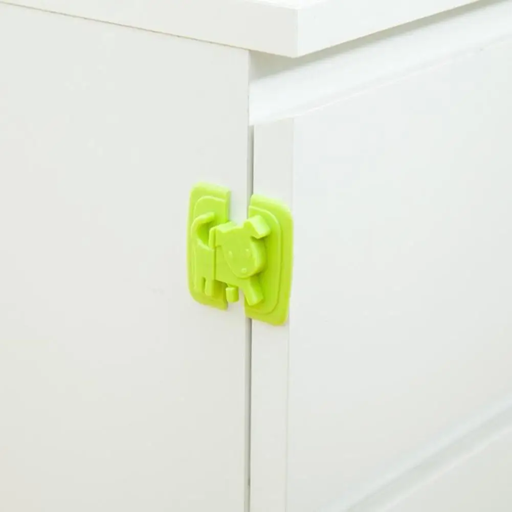 Kidlove Child Safety Cartoon Figure Multi-function Refrigerator Lock Flat Cabinet Door Lock
