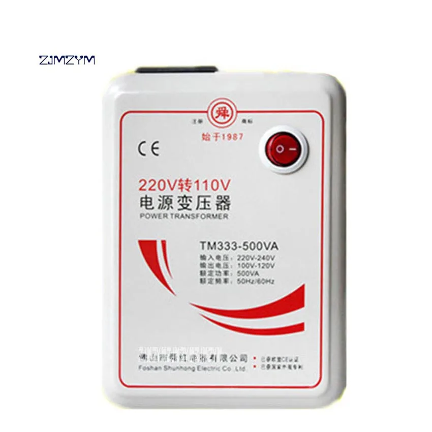 Новое поступление TM333-500VA Трансформатор 110V до 220V преобразователь для домашнего