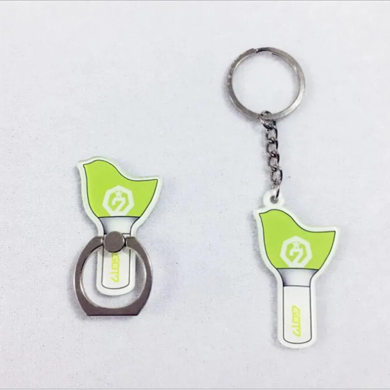 

Youpop KPOP GOT7 Jackson Album Bird Light Stick Key Chain Acrylic Cartoon Keychain K-POP Key Ring Pendant Case 360 Degree XSD009