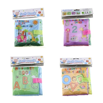 

1Pcs Activity Book Quiet Book Baby Toys English Language Fabric Cloth Baby Books Learning Education 0~12 Months Juguetes Bebe