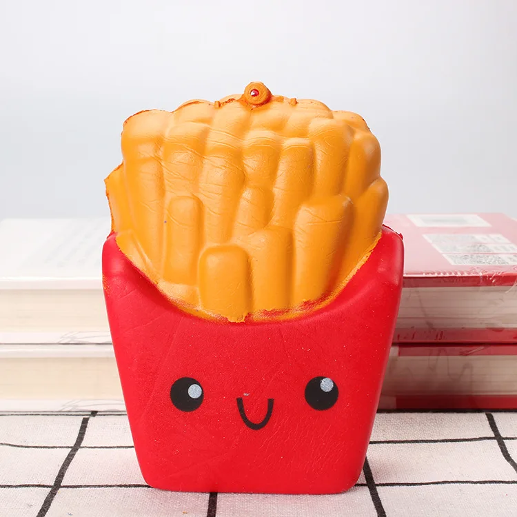 

Squishy Cute French fries Squishy Slow Rise Anti-stress Toy Novelty Scented Elastic Extrusion Toy Squishies Funny Kids Gift Toys