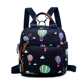 

3PCS / LOT Women Nylon Backpack Waterproof Female Designer Multifunction Cartoon Print Bagpack