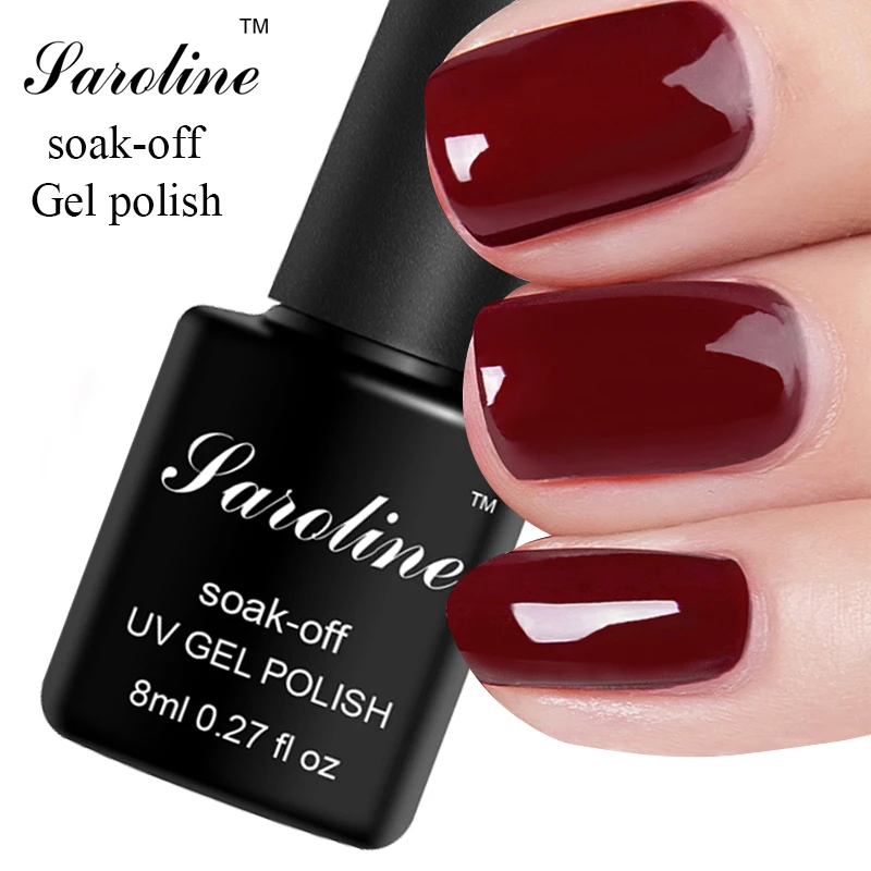 Saroline Sugar Effect Nail Semi Permanent Beauty 29 цветов Обычный Гель лак для ногтей отмачиваемый гель