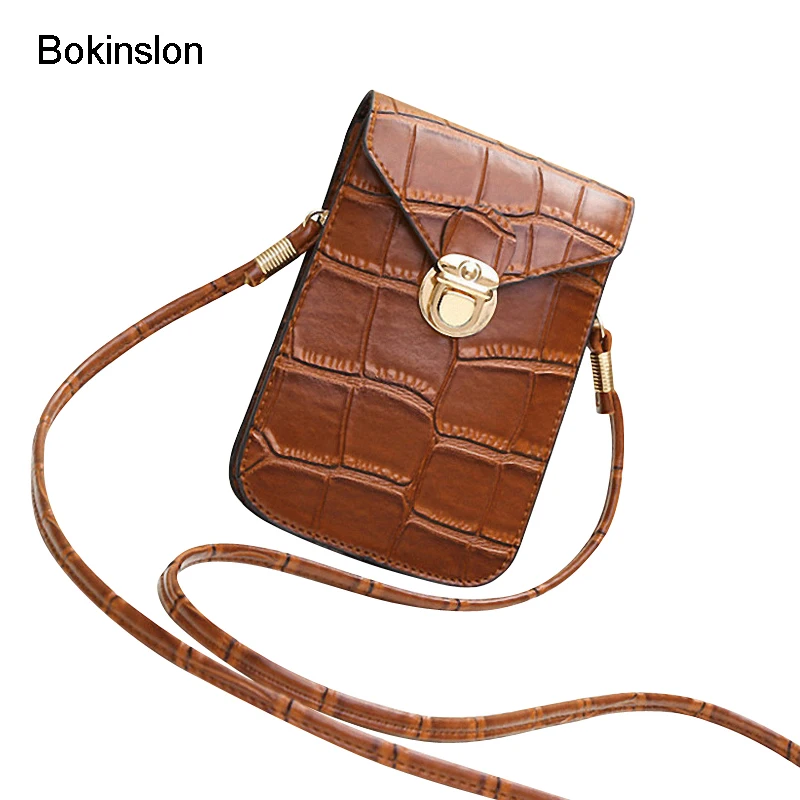 

Bokinslon Fashion Shoulder Bags Women Retro Multifunction Ladies Crossbody Bag Popular Lock Buckle Girls Small Bags