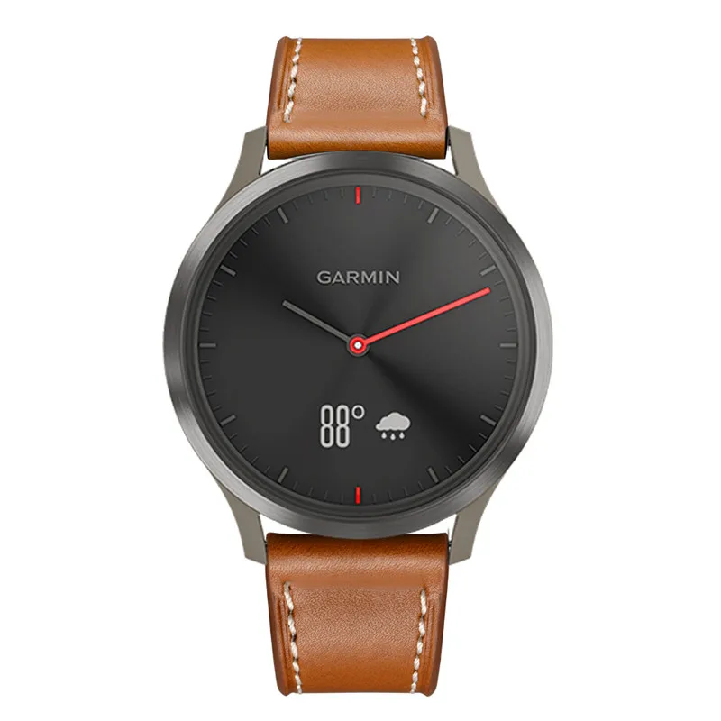 Ремешок для часов из натуральной кожи для Garmin venu Vivoactive 3 music Forerunner 245 645 ремешок 20 мм металлическая пряжка мягкий браслет COMLYO