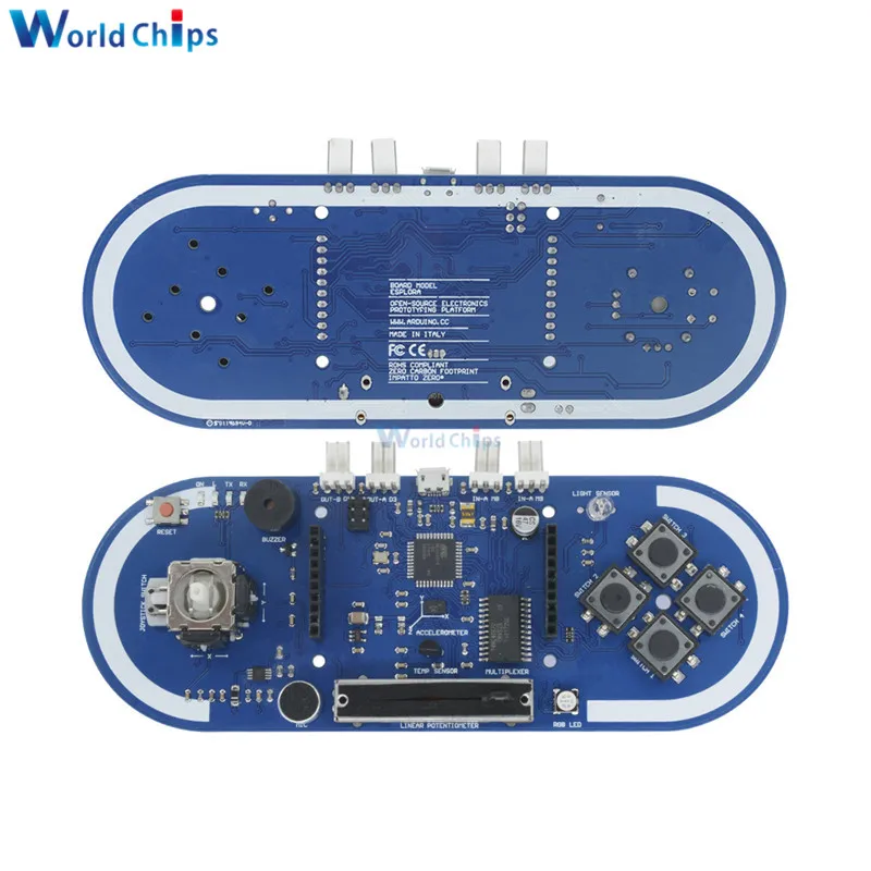 Atmega32u4 Esplora джойстик игровой модуль микроконтроллер температурный светильник датчик для Arduino IDE осциллятор с кабелем