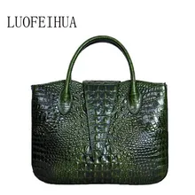 Элитная кожаная сумка Новая роскошная крокодиловая сумка дизайнерская сумка