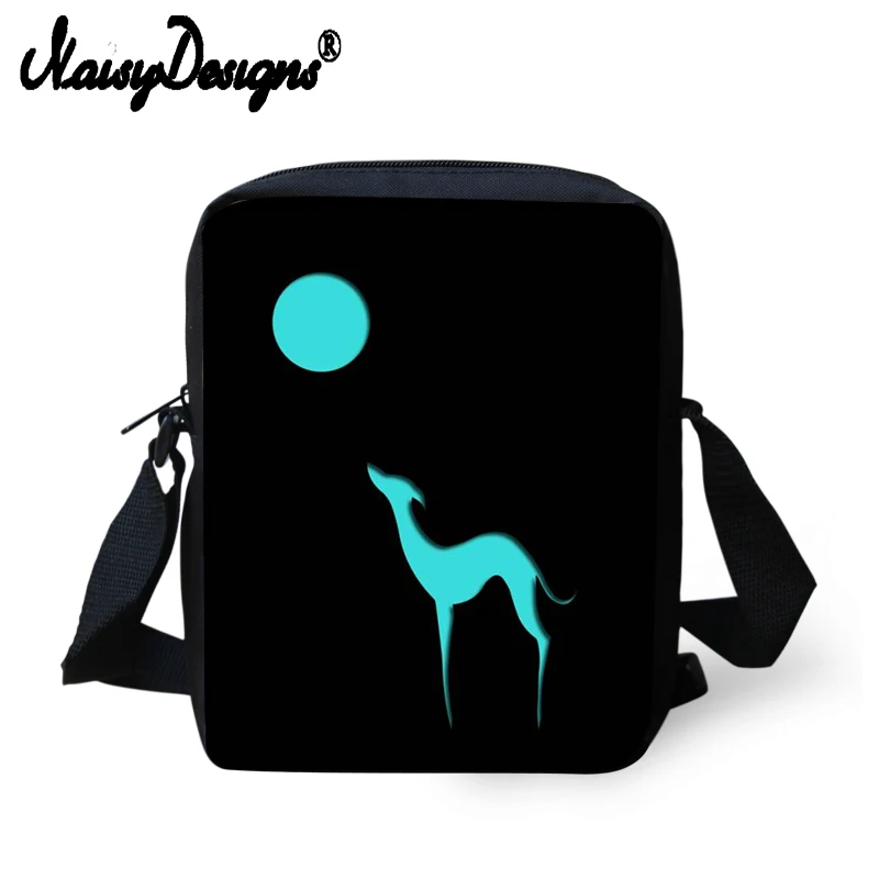 

New Women Messenger Bags Love Greyhound Dogs Animal Shoulder Bag Handbags Children Mini Crossbody Bag for Girls Men Dropshipping