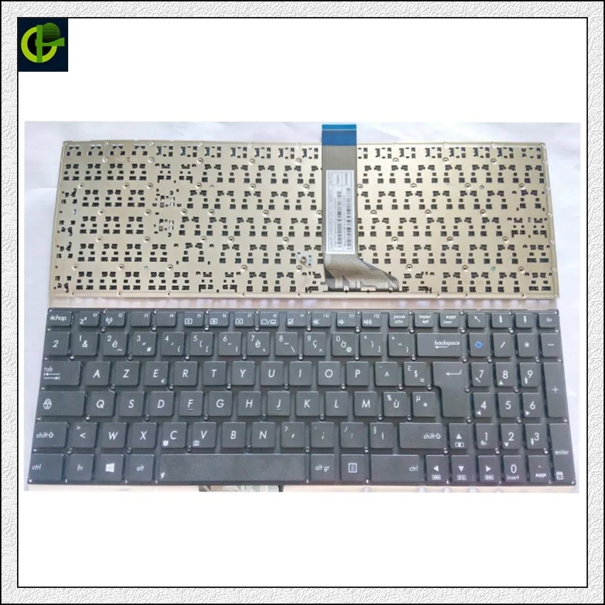 Французский клавиатура для ASUS X553 X553M X553MA K553M K553MA F553M F553MA Черный FR AZERTY клавиатура