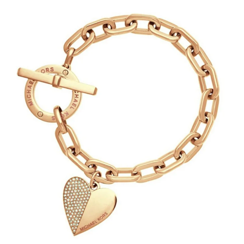 Милый стильный браслет в форме сердца Модные женские летние золотые украшения в виде сердца для женщин подарок браслеты из металлического сплава - Окраска металла: Золотой цвет