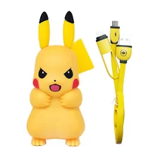 Зарядное устройство для iPhone, милое USB зарядное устройство для телефона Pikachue для iPhone 6 7 8 X Xs Xr зарядное устройство для мобильного usb-адаптера для samsung для Xiaomi