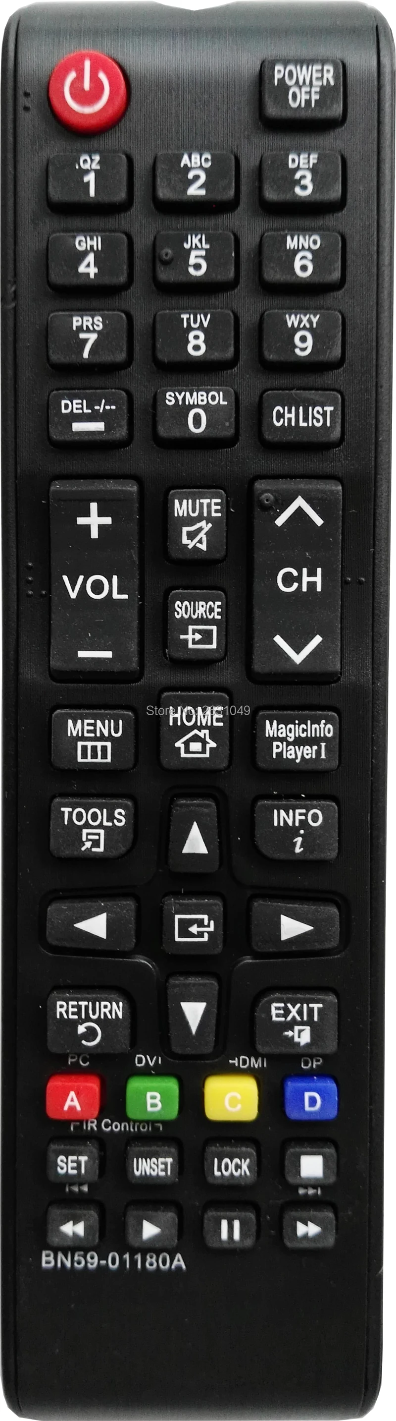 Пульт дистанционного управления lekong BN59-01180A подходит для SAMSUNG Display remote DB10E DB22D DB32D