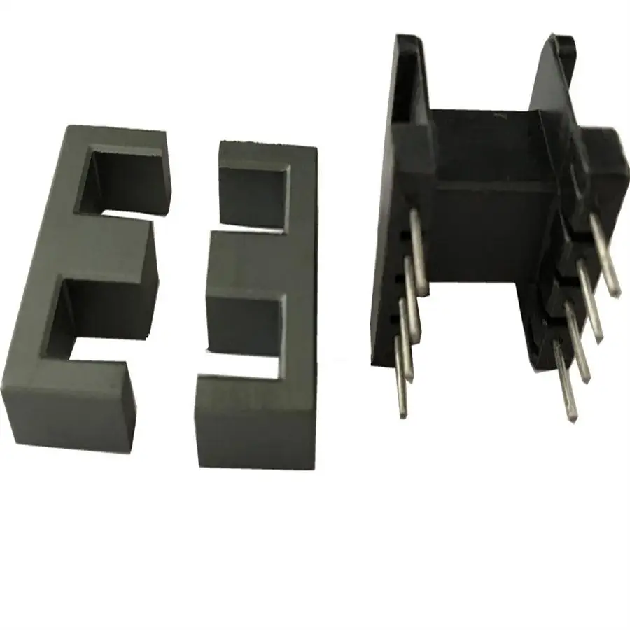 

Samples EE25 transformer ferrite bead inductor ferrite core RF choke ferrite with 4+4pin lying bobbin MnZn PC40 ,20sets/lot