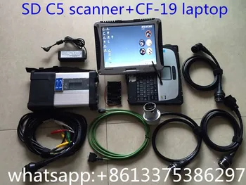 

MB Star SD C5 2019 SD Connect C5 with newest software 2019.05 auto diagnostic tool mb star c5 vediamo/X/DSA/DTS with CF19 Laptop