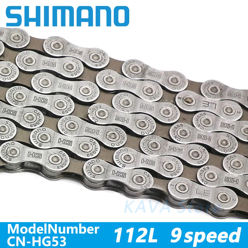 Shimano Alivio CN HG53 Deore Tiagra супер узкая HG 9 скоростная велосипедная цепь 112L118L звенья M4000
