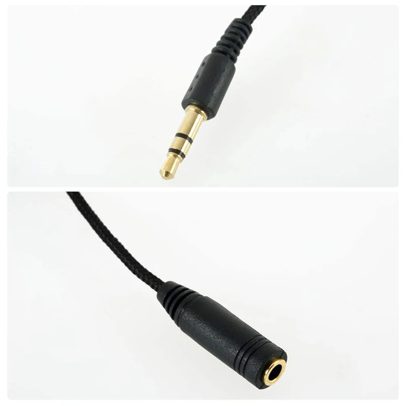 Baru Wanita untuk Pria F/M Headphone Stereo Audio Ekstensi Kabel AUX Earphone Headphone Komputer Ponsel MP3/MP4 3M/10ft 3.5 Mm