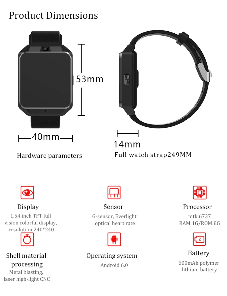 Microwear H5 smart watch мужские шагомер Android 6,0 Smartwatch MTK6737 gps 4G WI-FI сердечного ритма smart watch наушники Камера