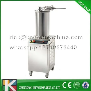 

The best-selling KN-35 L stainless steel 69*54*135 cm 600 kg/h output chicken hydraulic sausage making machine for sale
