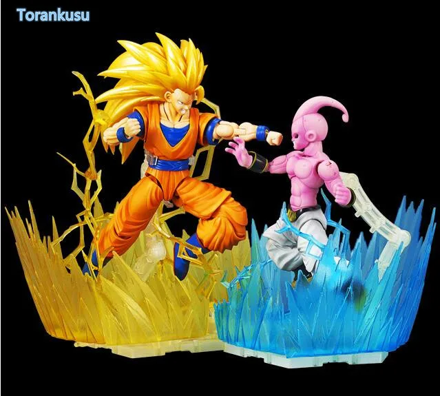 Дешево Dragon Ball Z фигурки рисунок талии эффект для s. h. figuarts ПВХ Рисунок игрушки Аниме эффект Коллекционная модель кукла только эффект