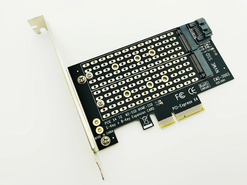 M.2 NVMe SSD NGFF для PCI-E 3,0X4 адаптер рейзер M ключ B Ключ PCI Express 3,0 NVME m.2 SSD M2 SATA NGFF конвертер пост карта Райзер
