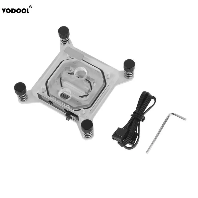 CPU G1//4 0.4mm Microcutting Micro Waterway Waterblock Water Cooling Part for X99