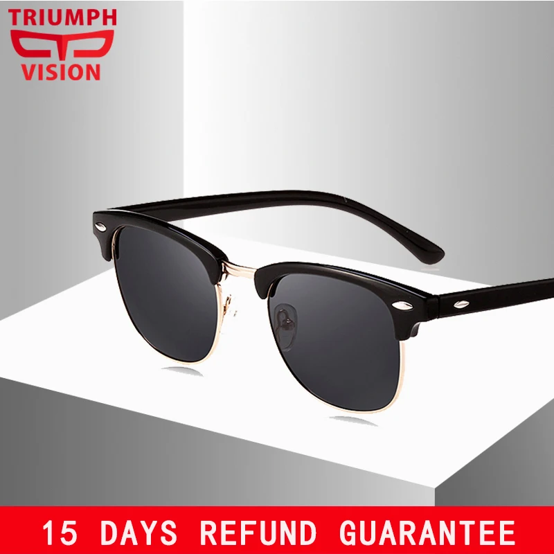 Мужские и женские классические поляризационные очки TRIUMPH VISION Полуободковые
