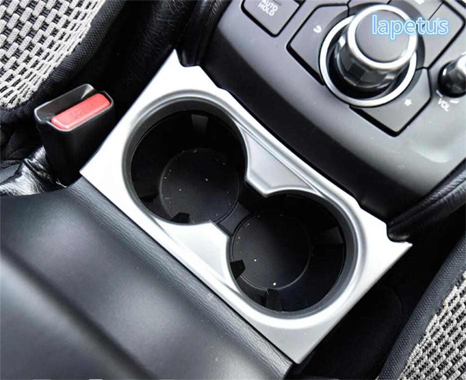 

Lapetus Matte Front Water Cup Holder Frame Decoration Stickers Cover Trim 1 Piece Fit For Mazda CX-5 CX5 2017 2018 2019