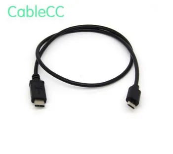 

Type-C to Micro-USB fast charging data cable Android mobile phone tablet connection MacBook charging cable 1m