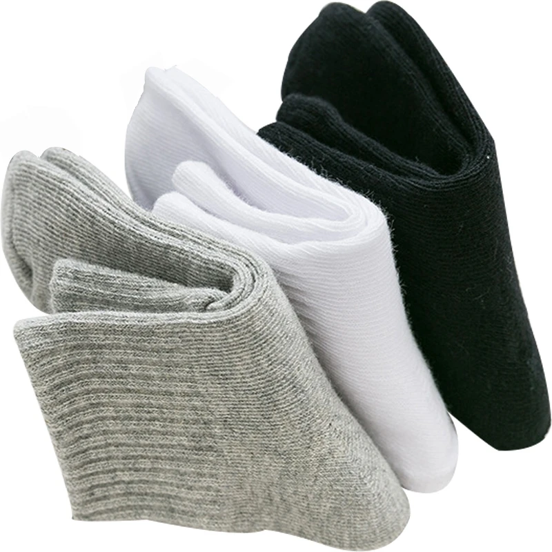 Autumn winter Children Socks Korean Cotton Stripes Boys Socks Girls 3-15 Year 3 Pairs / Lot
