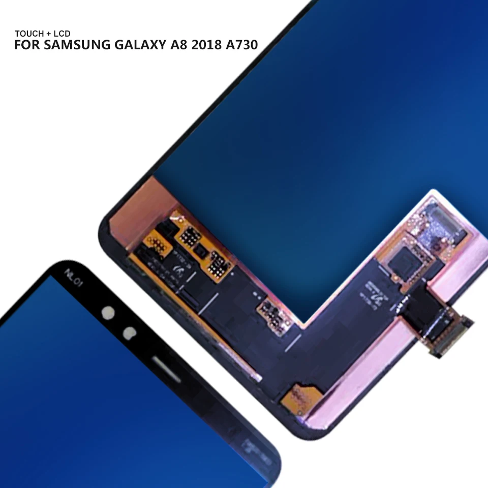 Супер AMOLED lcd для samsung Galaxy A8 Plus A730 A730F A730F/DS A730x lcd дисплей кодирующий преобразователь сенсорного экрана в сборе инструменты