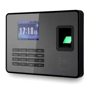 

Biometric Fingerprint Attendance Machine Employee Checking-in Recorder TCP/IP 2.8 inch LCD Screen DC 5V Time Attendance Clock
