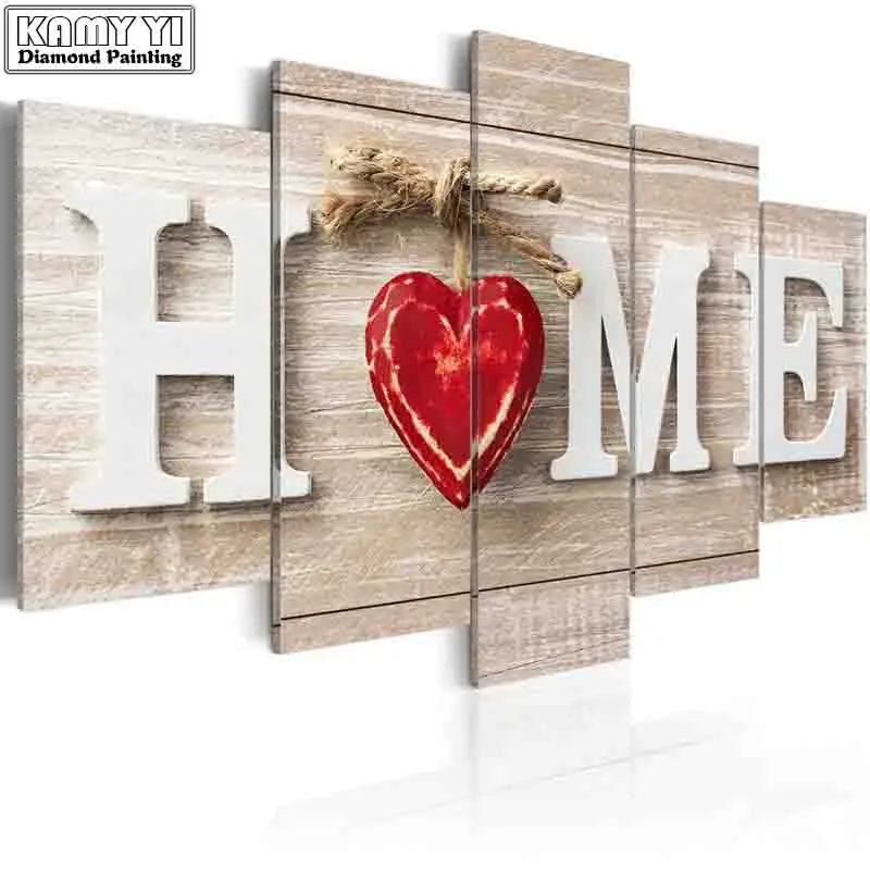 

full square drill Diamond embroidery lovely Home 5D DIY diamond painting Cross Stitch Multi-picture home decoration