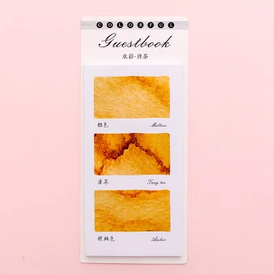 Post-it notes 1 цвет блокнот милые канцелярские заметки Kawaii планирование наклейки студенческие заметки креативные заметки Kawaii школьные поставки - Цвет: Post-it notes