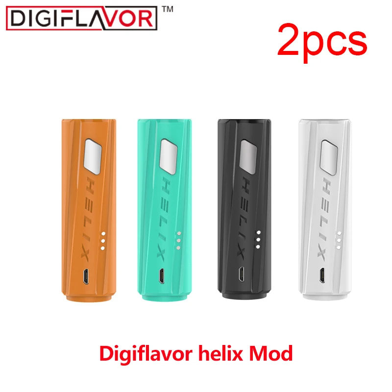 

2pcs/lot Digiflavor Helix Vape Mod fit lumi tank/Cerberus Tank mod Fit 2ml/4ml Lumi Tank By Single 18650 Battery Ecig Vape