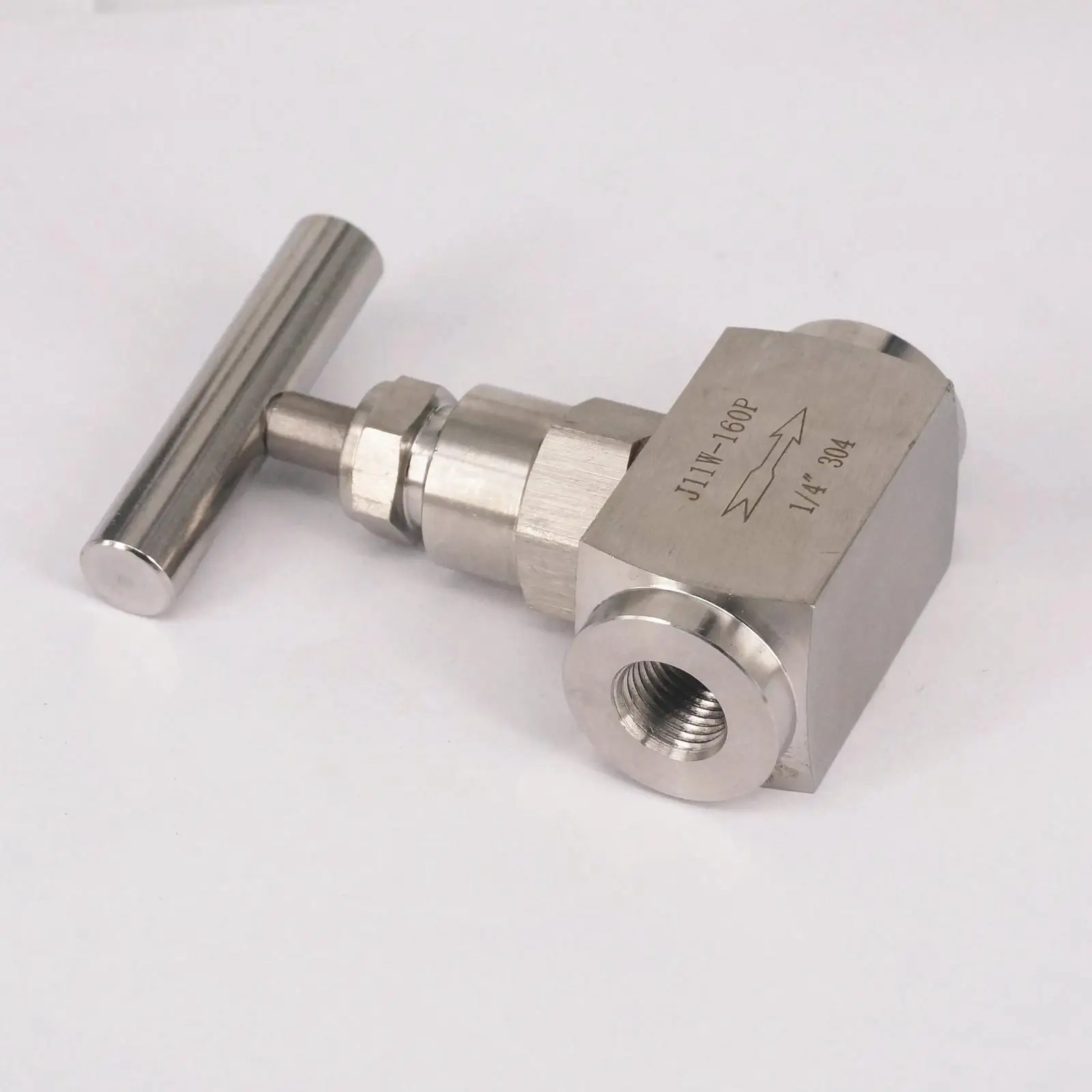 1/4 &quotBSP Женский SUS 304 нержавеющая сталь управления игольчатый клапан 2250 PSI Вода