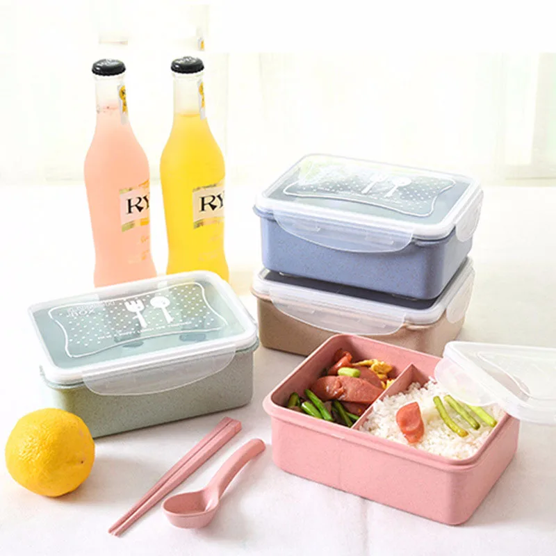 

Creative Lunch Box For Rectangular Kitchen Organizer Refrigerator Food Storage Case Fruit Vegetable Sealed Storage Boxes