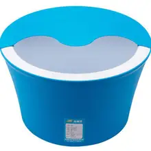 Ведро для ног пластиковое тепловое сохранение утолщение ванна для ног постоянная температура ноги цилиндрический чехол для стирки над ногами углубление Барре