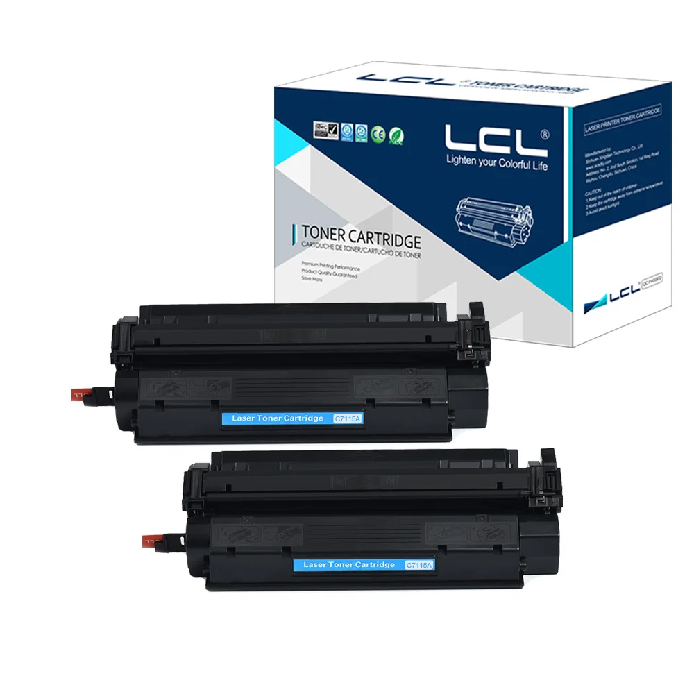LCL EP 25 EP25 EP 25 (2 Pack Black) Compatible Laser Toner cartridge for Canon LBP 1210 shipping
