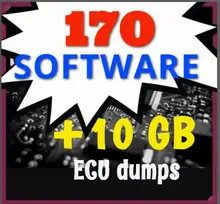 170 ecu de ajuste softwares + 10gb de plásticos ecu (após extrato) grande promoção