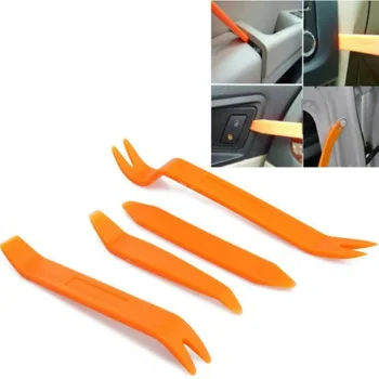 

4pcs Auto Car Radio Door Clip Panel Trim Dash Audio Removal Installer Pry Tool Gift Car Safty tool