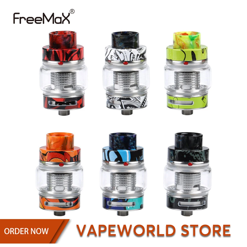 

Original Freemax Fireluke 2 Tank Graffiti Edition 5ml/2ml Atomizer Freemax TX Mesh Coil Larger Cloud Vape Tank Vs Fireluke Tank