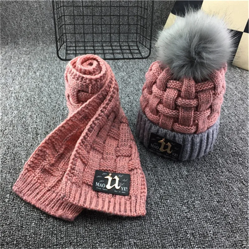 mens bobble hat and scarf set