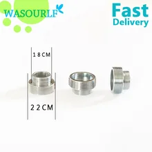 22 mm male thread transfer 18 mm male connector shower bathroom kitchen brass chrome faucet accessories