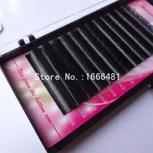 5 лотков/лот эллипса плоские накладные ресницы для наращивания мягкий тонкий конец плоские корни новые продукты