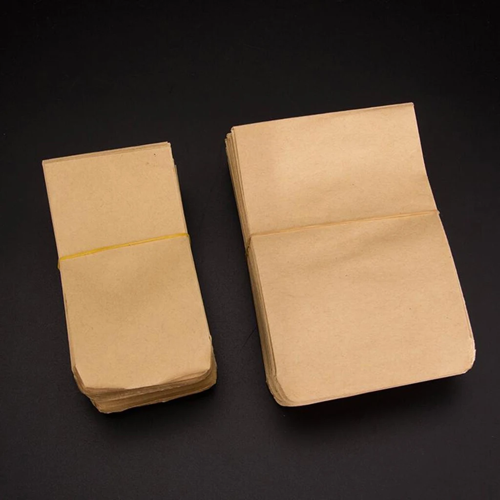 Pack of 100 Agriculture Kraft Paper Hybridization Bags in pollination of corn 6*10cm
