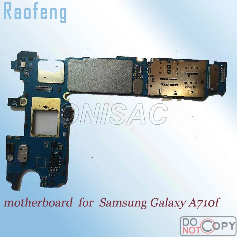 Raofeng Высококачественная материнская плата для samsung Galaxy a710f Разобранная разблокированная материнская плата хорошо работает с чипами материнская плата